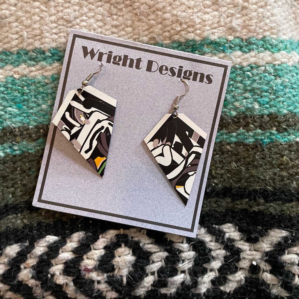 GEOMETRIC ARTISAN EARRINGS